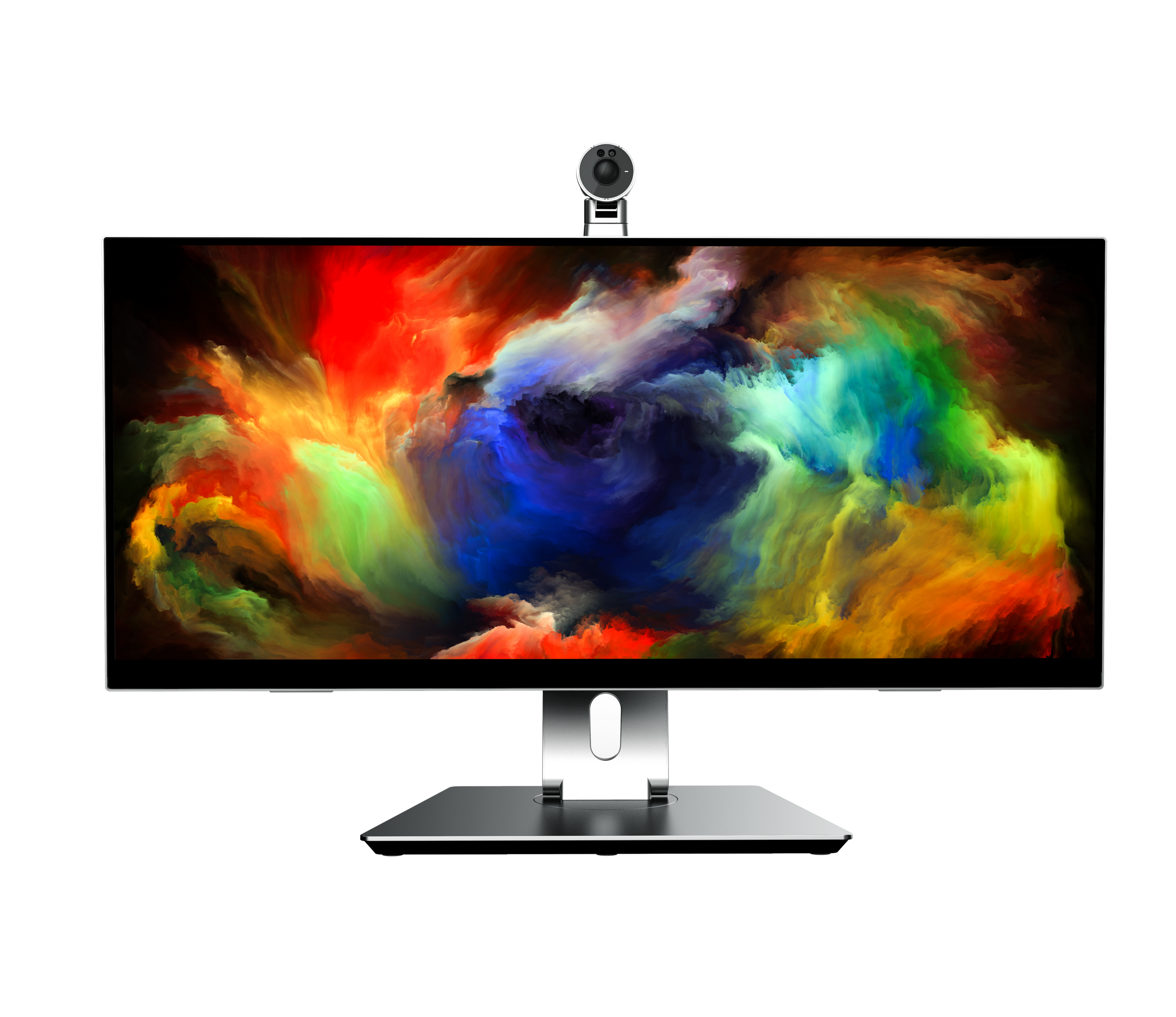 Jupiter Pana 34 - 34-inch 21:9 ultrawide desktop LCD monitor, front-facing product render for workstations