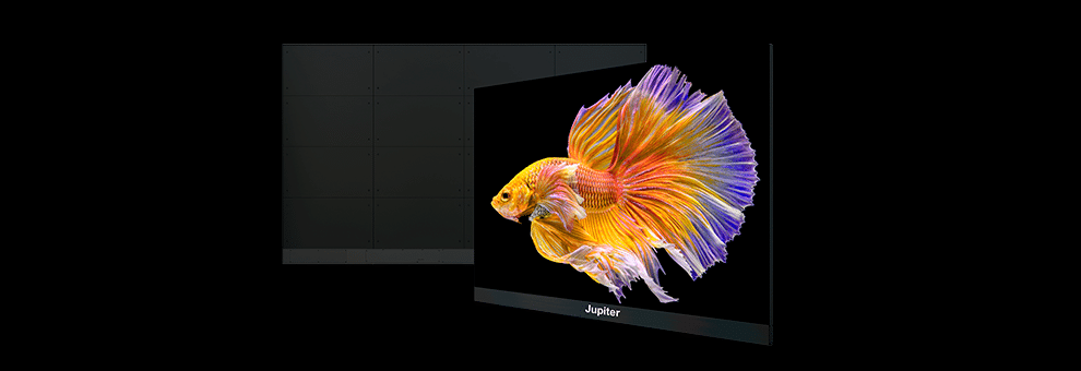 Jupiter Zavus AIO all-in-one COB MicroLED display front view