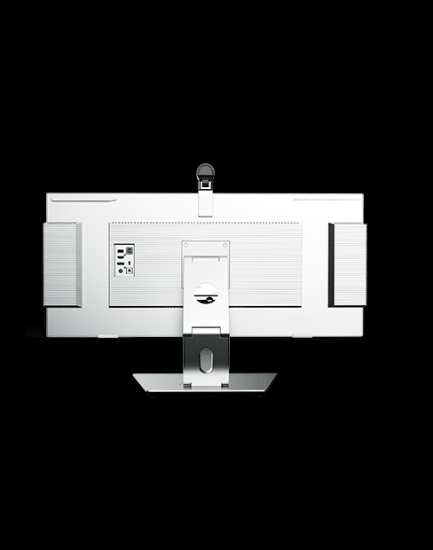 Pana 34 Zoom certified ultrawide monitor with integrated camera