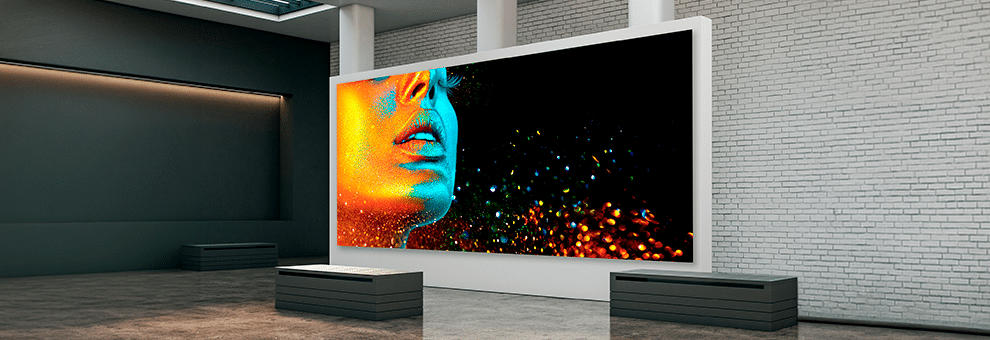 Zavus XP MicroLED video wall installation in professional environment